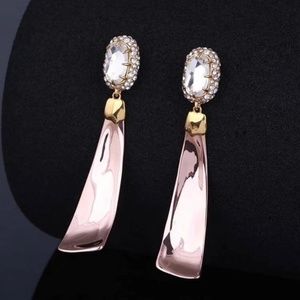 Alexis Bittar Crystal Encrusted Scooped Earrings
